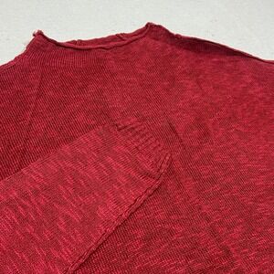 Wonderly‎ Women Red Mock Roll Neck Knit Sweater Long Sleeve Size L